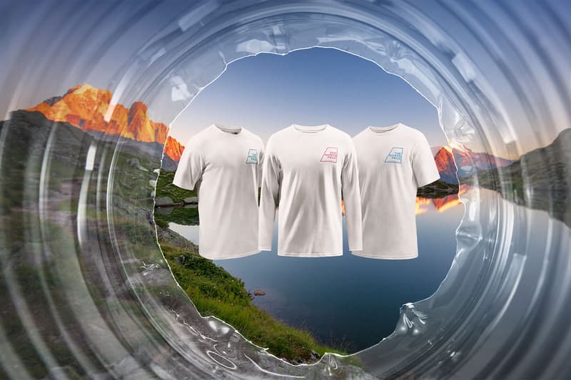 the north face tnf bottle source t-shirts tees plastic waste sustainability environment mountains alps