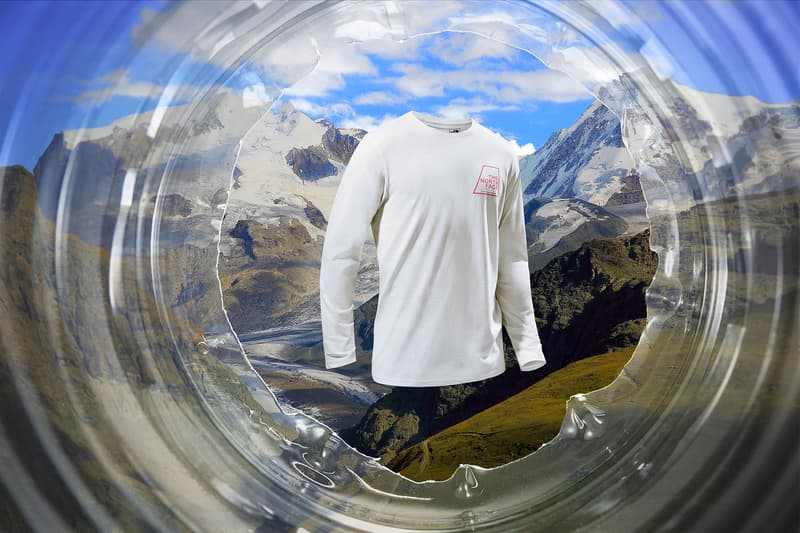 the north face tnf bottle source t-shirts tees plastic waste sustainability environment mountains alps