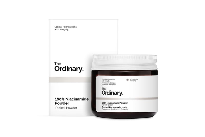 the ordinary deciem 100 niacinamide powder skincare vegan vitamin b3 beauty