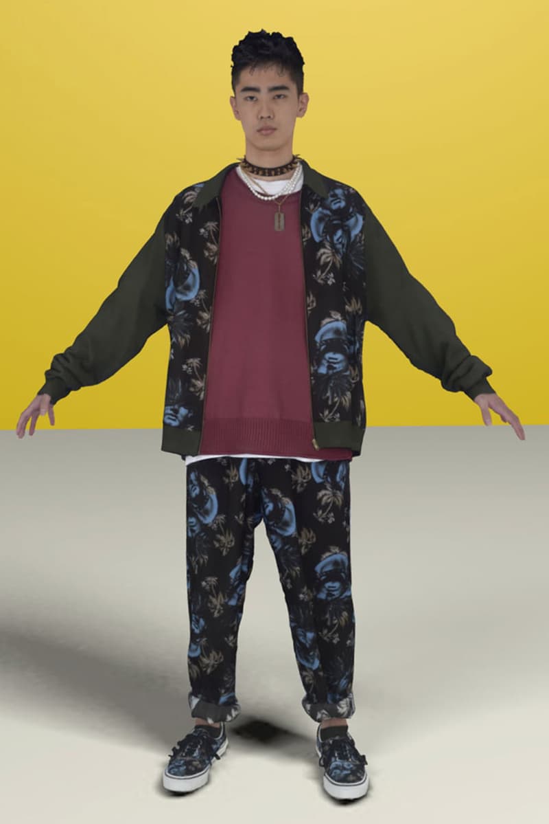 undercover spring summer 2021 3d nike collaboration menswear lookbook jun takahashi coronavirus