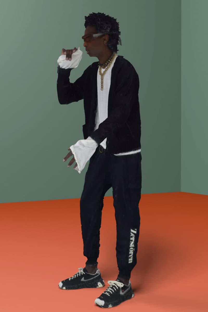 undercover spring summer 2021 3d nike collaboration menswear lookbook jun takahashi coronavirus