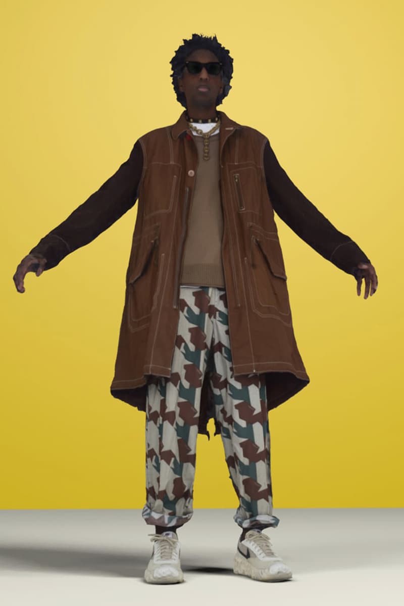 undercover spring summer 2021 3d nike collaboration menswear lookbook jun takahashi coronavirus