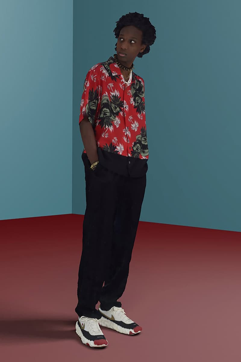 undercover spring summer 2021 3d nike collaboration menswear lookbook jun takahashi coronavirus