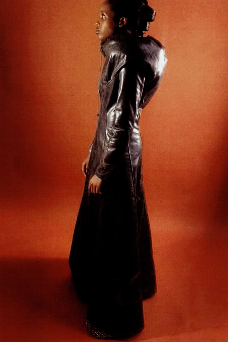 yasmina atta designer interview leather coat