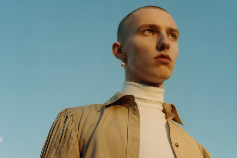 yoox jonathan jw anderson collaboration coats hoodies skirts designer bag campaign unisex