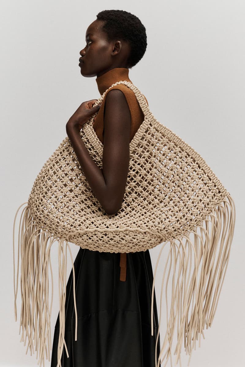 yuzefi pre fall campaign handbags purses hand-woven baskets baton mini bom