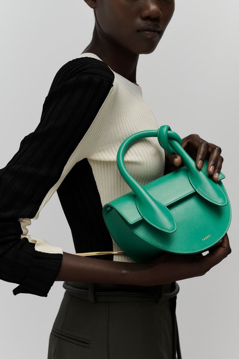yuzefi pre fall campaign handbags purses hand-woven baskets baton mini bom
