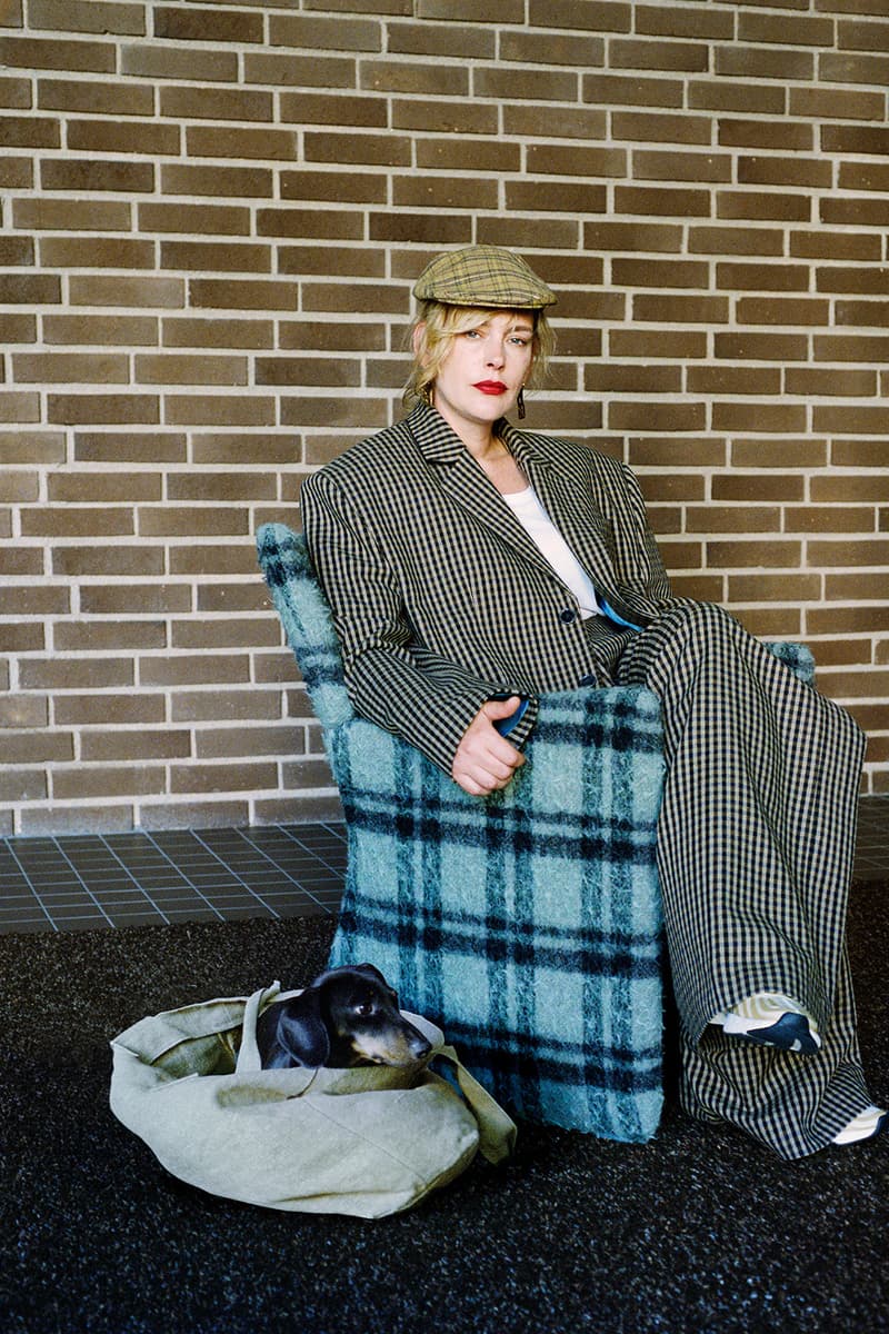 acne studios fall winter campaign dogs pets employees shirts flannels hoodies blazers coats jonny johansson