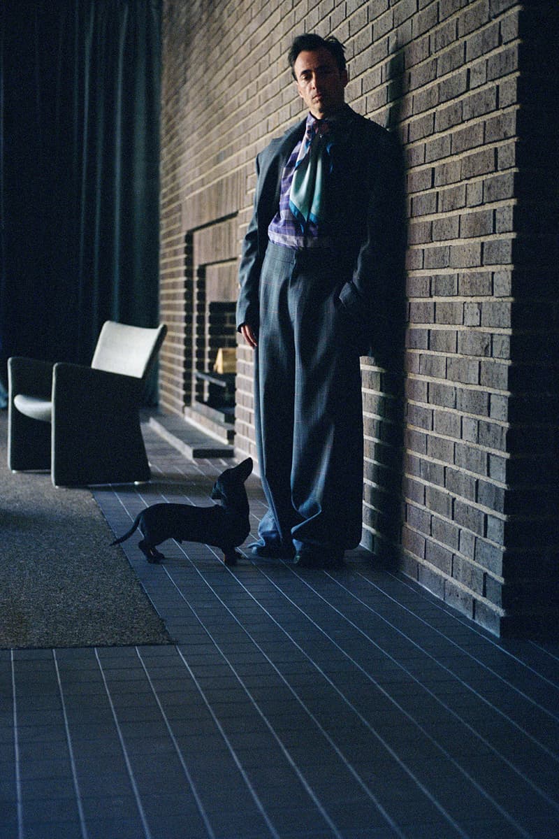 acne studios fall winter campaign dogs pets employees shirts flannels hoodies blazers coats jonny johansson