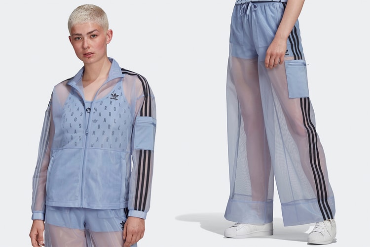 adidas' Sheer Lavender Mesh Track Set Is a Summer Essential