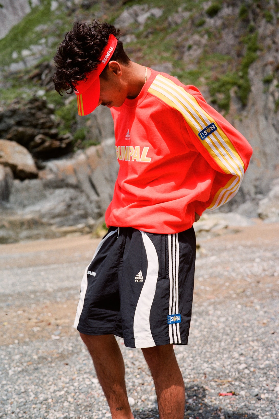 adidas palace sunpal collaboration full lookbook caps goggles t-shirts shorts water shoes release date