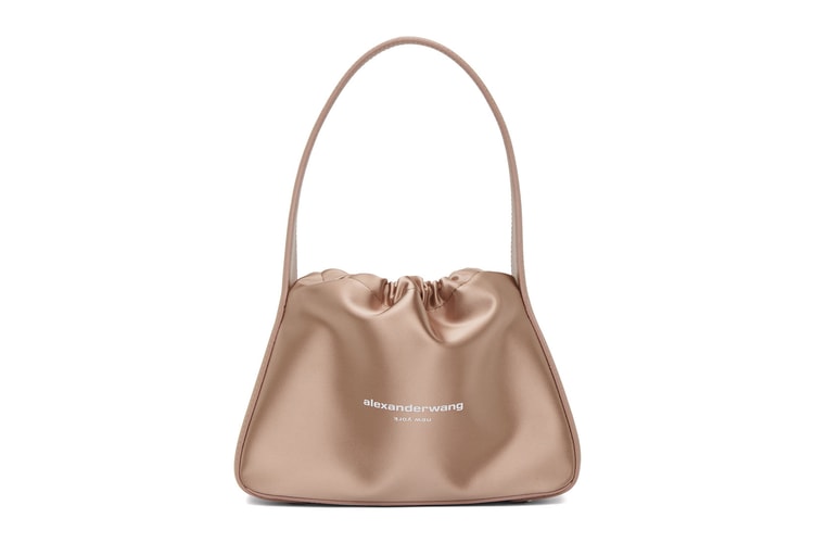 Alexander Wang Adds Scrunchie Details to Pink Satin Bags