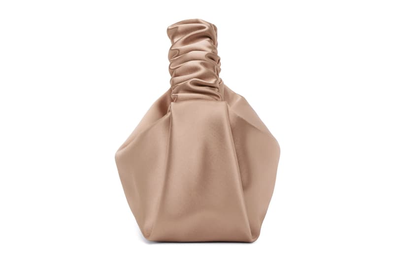 alexander wang pink satin small ryan top handle mini scrunchie designer bags