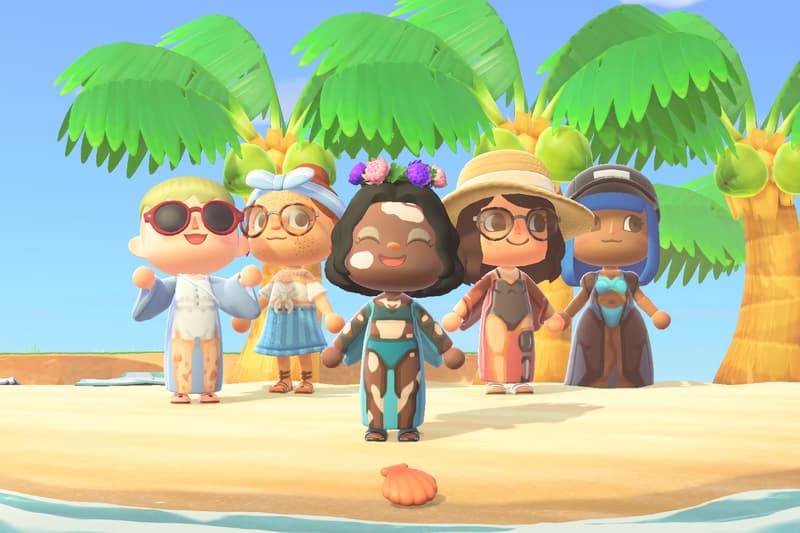Animal Crossing New Horizons Character Avatar Skin Inclusive Acne Vitiligo Prosthesis Gillette Venus