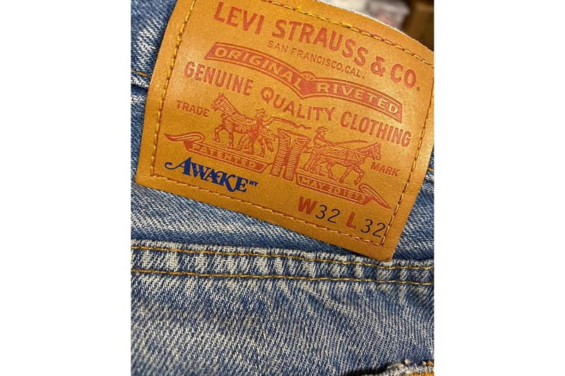 awake ny levis collaboration fall winter jeans denim 