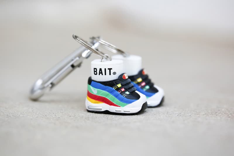 nike air max 95 mini keychain bait hidden message kokie sneakers accessories giveaway