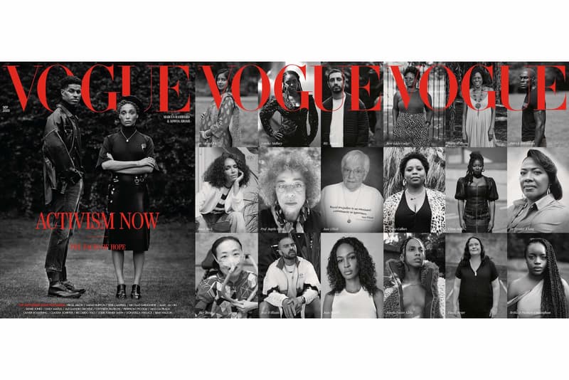 British Vogue 'Activism Now' September Cover Marcus Rashford Adwoa Aboah Edward enninful 