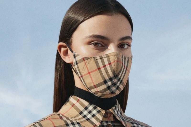 Burberry Releases Vintage Check Face Masks