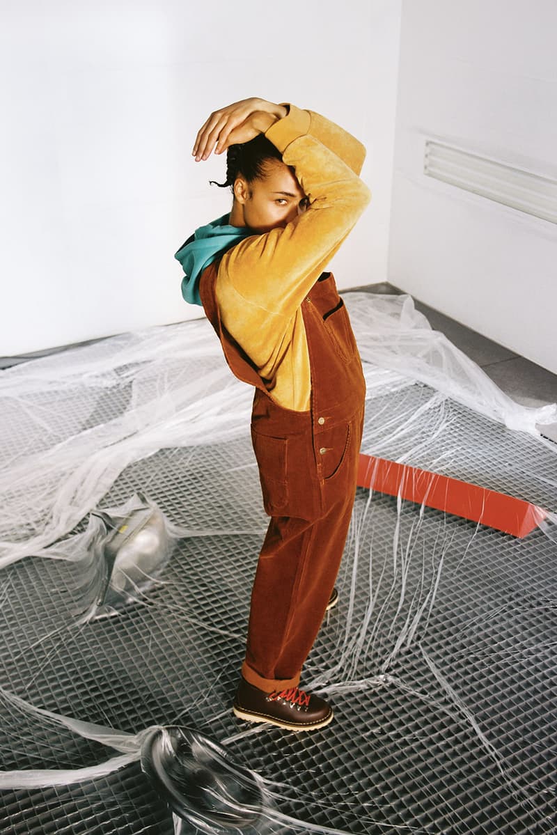 carhartt wip fall winter womenswear lookbook gore-tex bucket hats jackets jumpsuits
