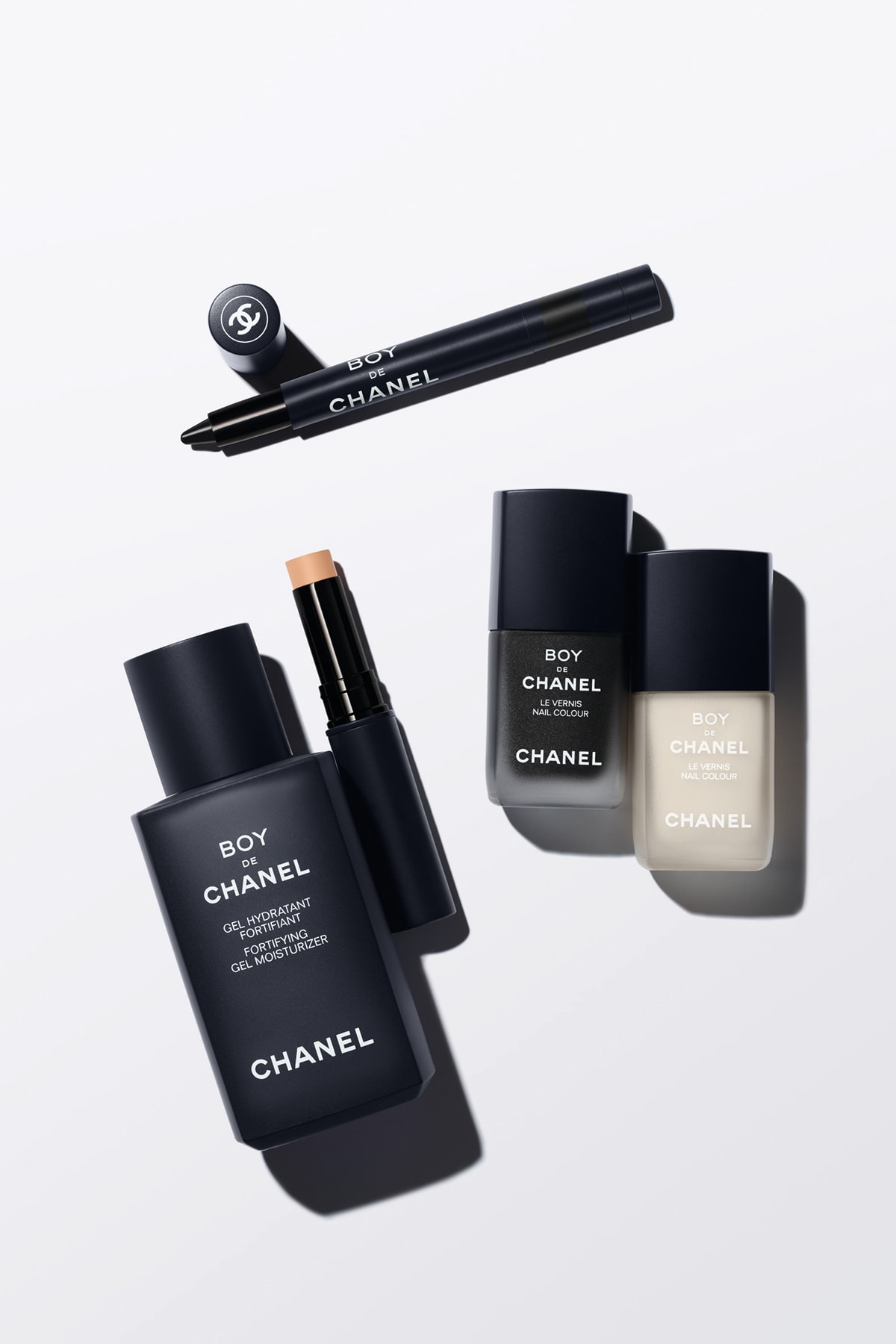 Chanel Beauty Makeup Mens Boy de Collection Nail Polish Eyeliner Concealer
