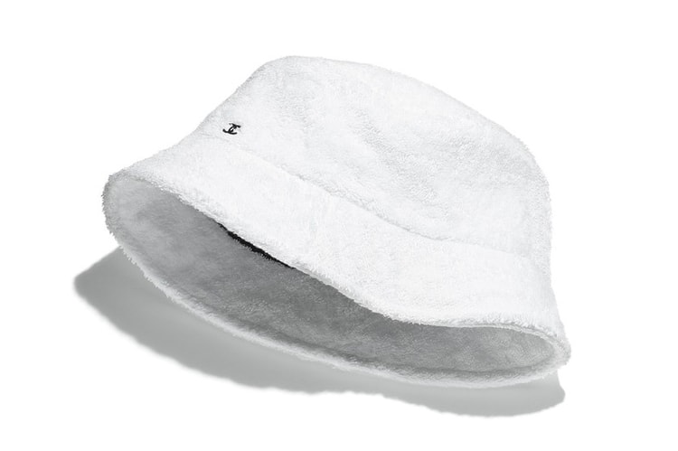 Keep It Casual With Chanel's Terrycloth Logo Bucket Hats