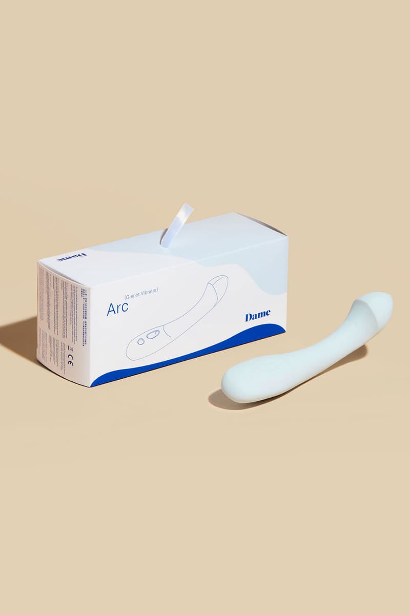 dame products arc vibrator sex toy blue health wellness pleasure