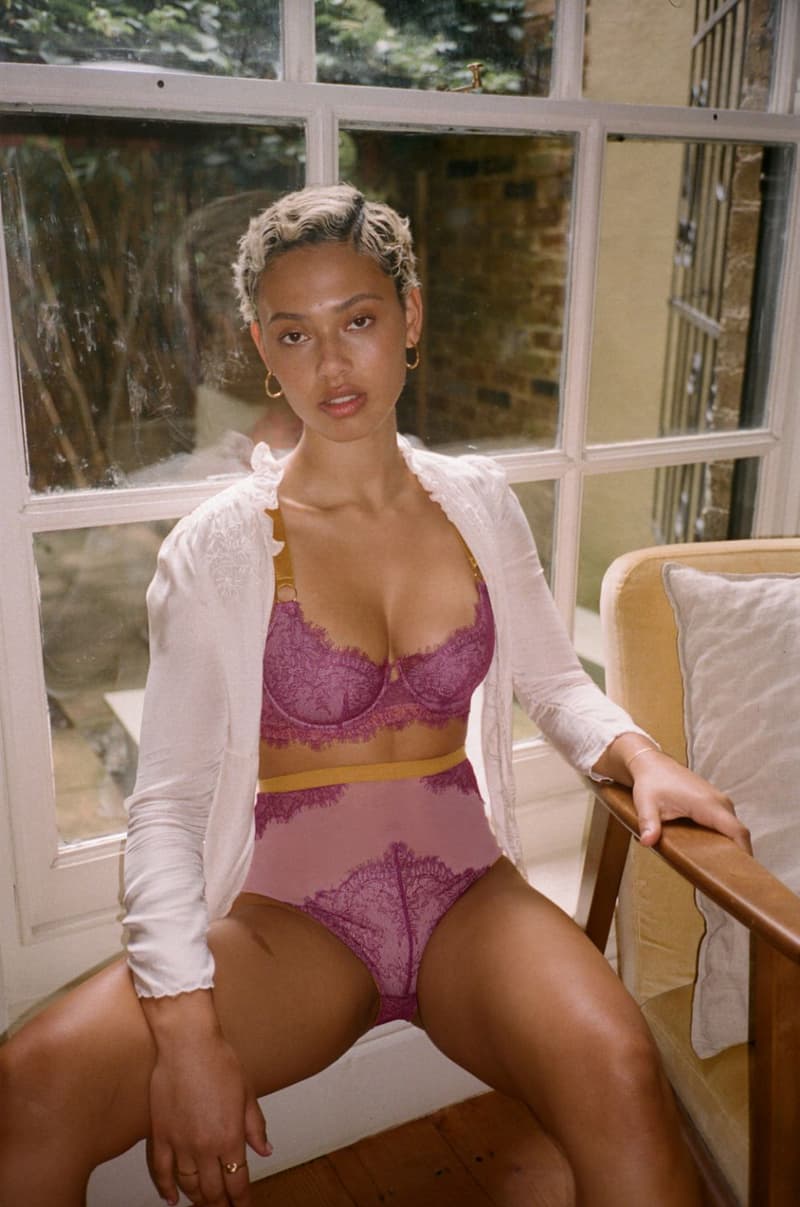 Dora Larsen Lingerie Meghan Half-Pad Balconette Bra High Waist Knicker