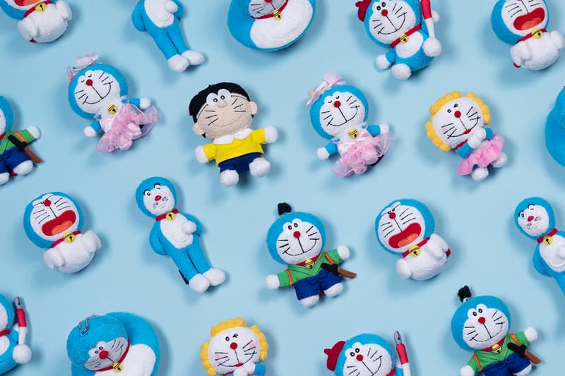 doraemon 50th anniversary allrightsreserved collaboration plush toys dolls home accessories t-shirts keychains