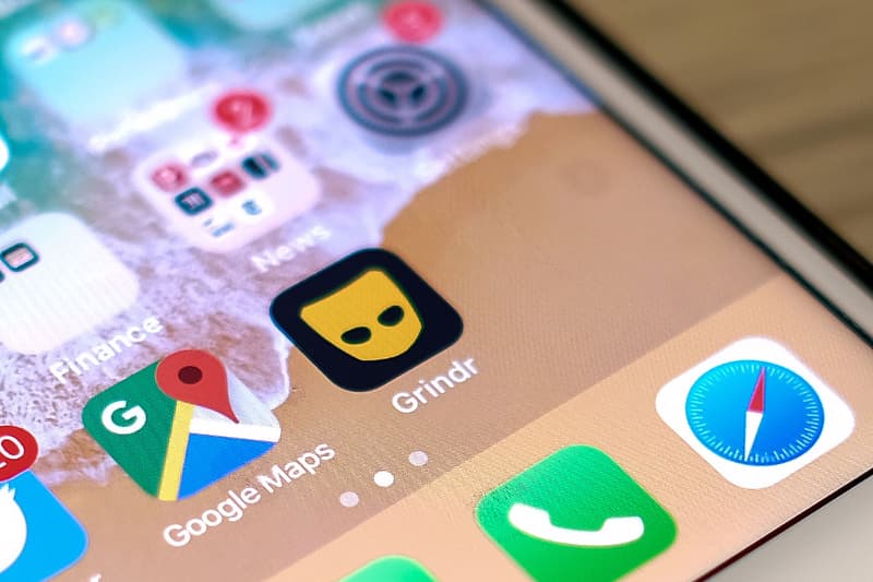 Grindr App Logo iPhone Screen