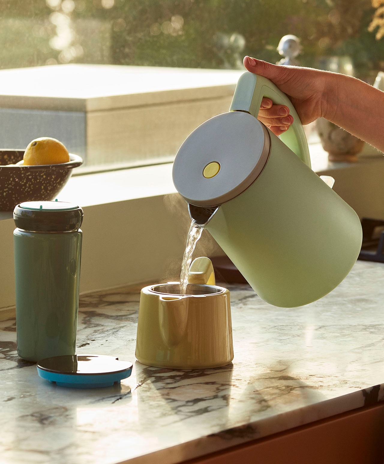 HAY Electric Kettle Teapot George Sowden Kitchen Appliances Denmark Danish Design Home Scandinavian Pastel Green