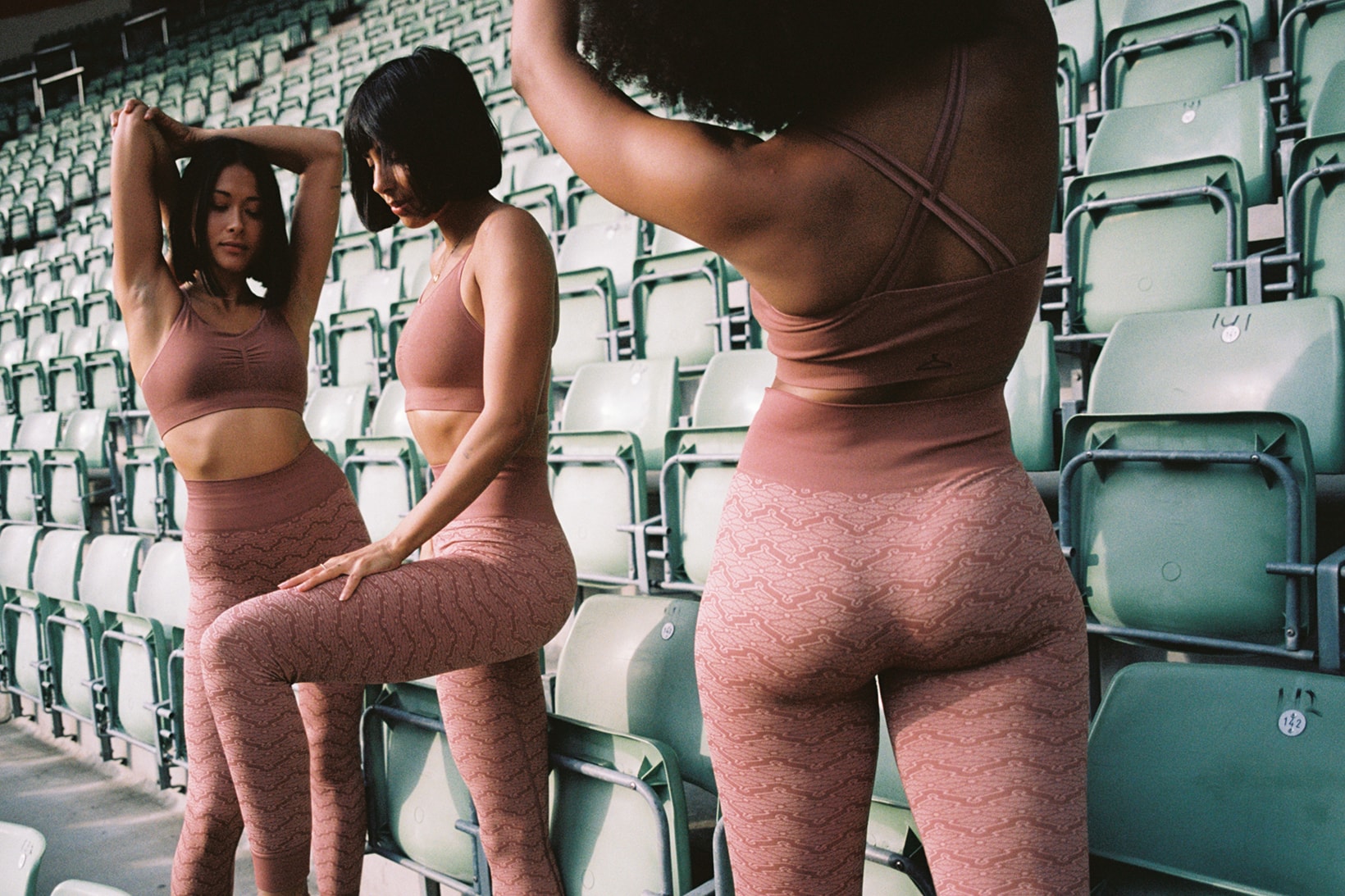 Holzweiler x Run & Relax Collaboration Collection Leggings Sports Bra Campaign