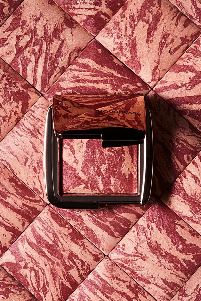 hourglass cosmetics at night collection ambient lighting blush confession ultra slim high intensity lipstick lip treatment oil makeup