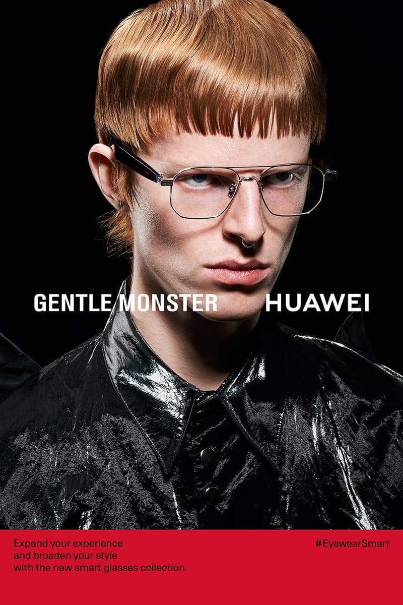 gentle monster huawei touch control speaker earphones sunglasses eyewear collaboration release 