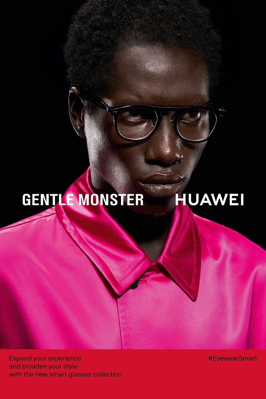 gentle monster huawei touch control speaker earphones sunglasses eyewear collaboration release 