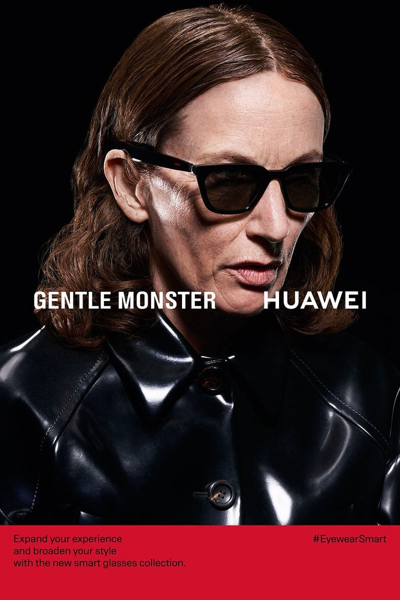 gentle monster huawei touch control speaker earphones sunglasses eyewear collaboration release 