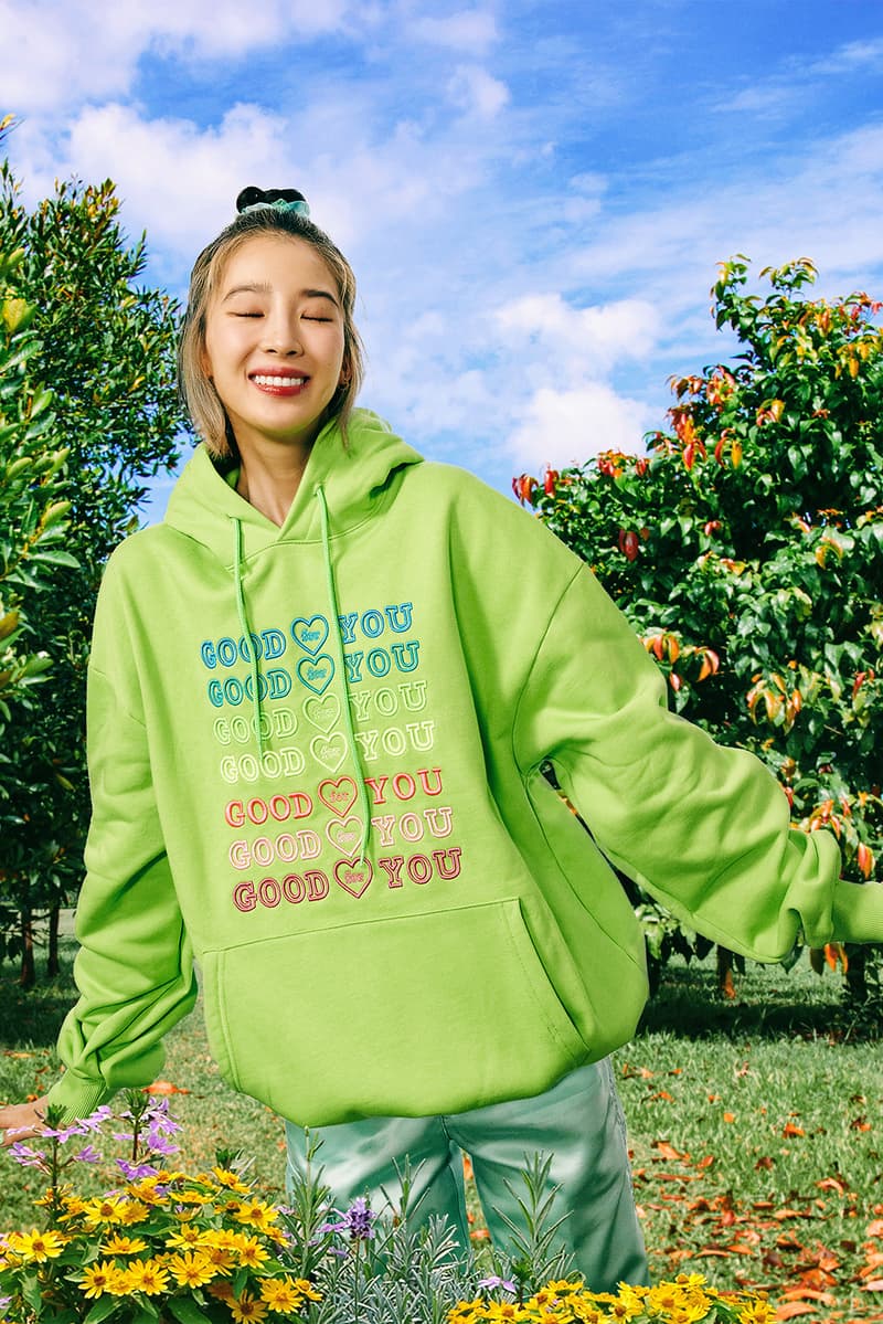 irene kim ireneisgood label spring summer 2021 collection denim jackets hoodies outerwear knitwear pastel tie dye