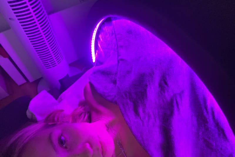 I Tried an At-Home LED Light Therapy Sauna