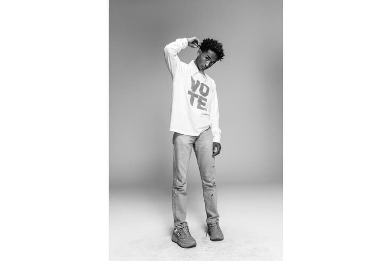 levis election vote campaign public service announcement hailey bieber jaden smith oge egbuonu november 3