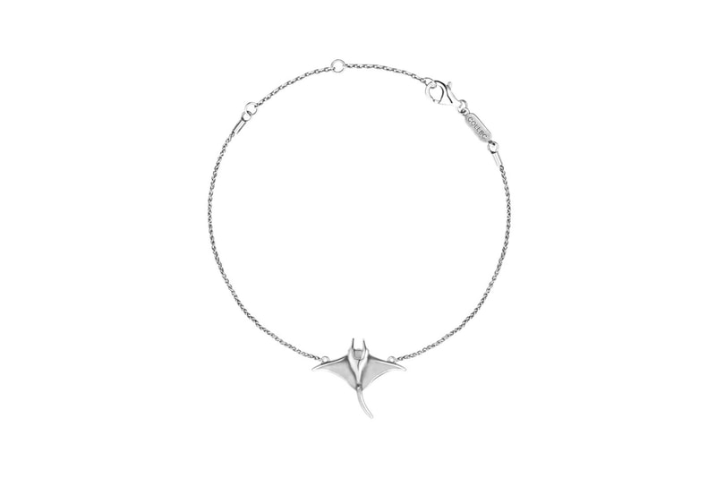 lexie liu collec collaboration jewelry necklace manta ray silver accessories