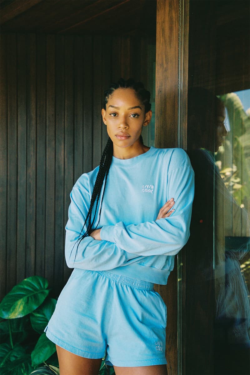 livincool essential long sleeve sweater shorts sets loungewear lookbook