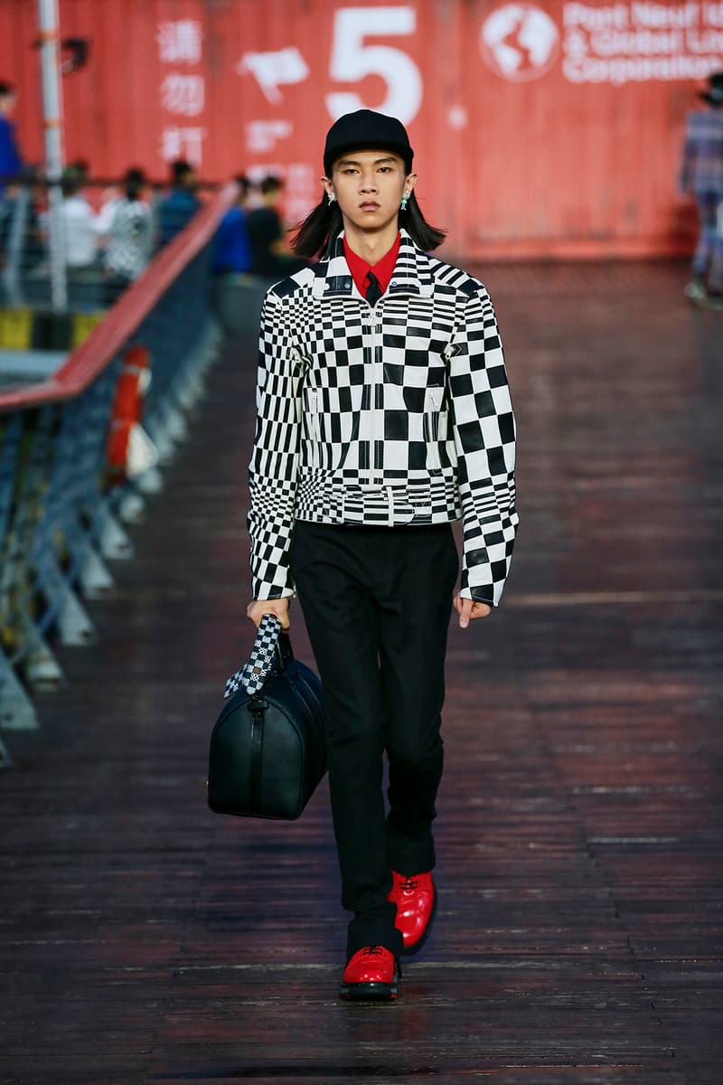 Louis Vuitton Virgil Abloh Spring/Summer 2021 Mens Collection Show Shanghai Coat Green Scorpion