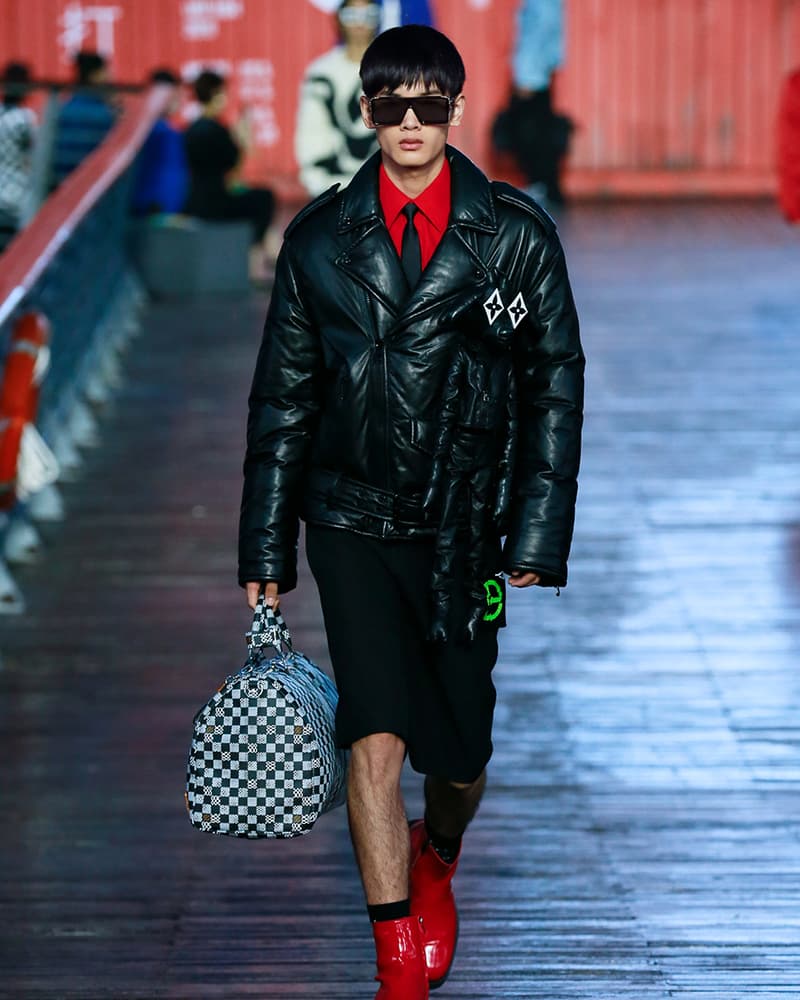Louis Vuitton Virgil Abloh Spring/Summer 2021 Mens Collection Show Shanghai Coat Green Scorpion