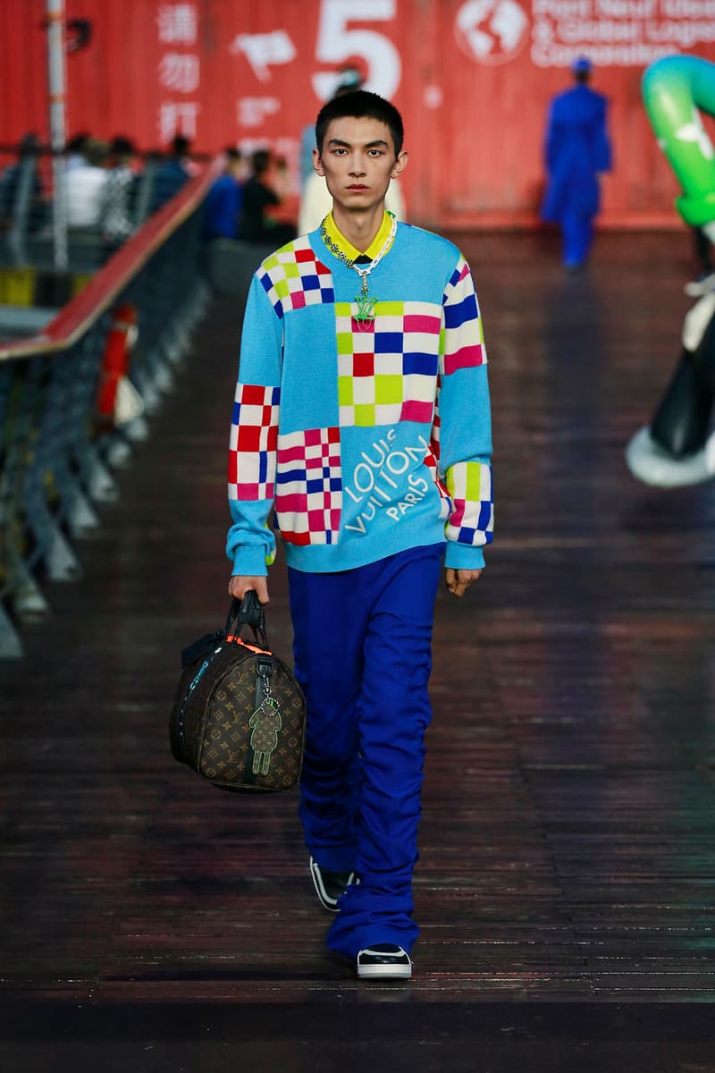 Louis Vuitton Virgil Abloh Spring/Summer 2021 Mens Collection Show Shanghai Coat Green Scorpion
