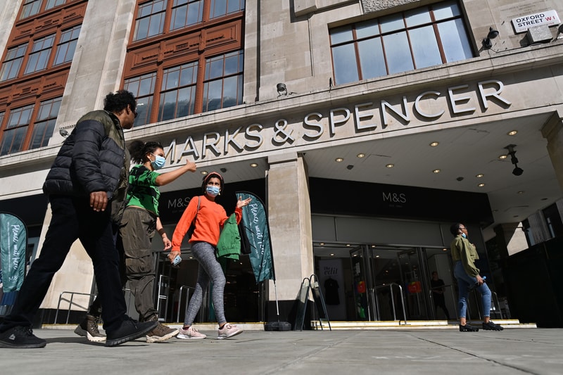 Marks and Spencers Lay Off 7,000 Jobs COVID-19 Coronavirus Pandemic Sales Declines