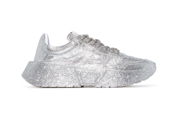 Add Some Sparkle to Your Quarantine 'Fits With MM6 Maison Margiela's Silver Glitter Sneakers