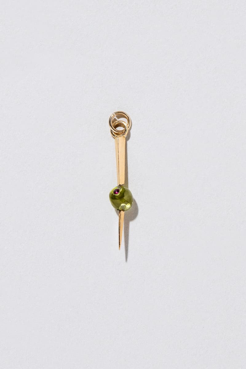 Mociun Fine Foods Luxury Jewelry Charm Collection Small Bites Snacks Shrimp Egg Avocado Asparagus Dumpling