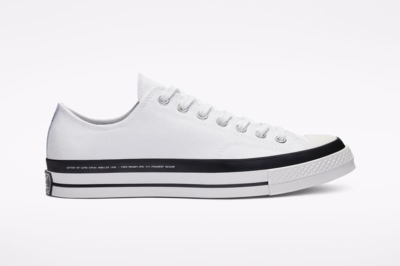 fragment design 7 moncler genius converse chuck 70 ox collaboration official look release 