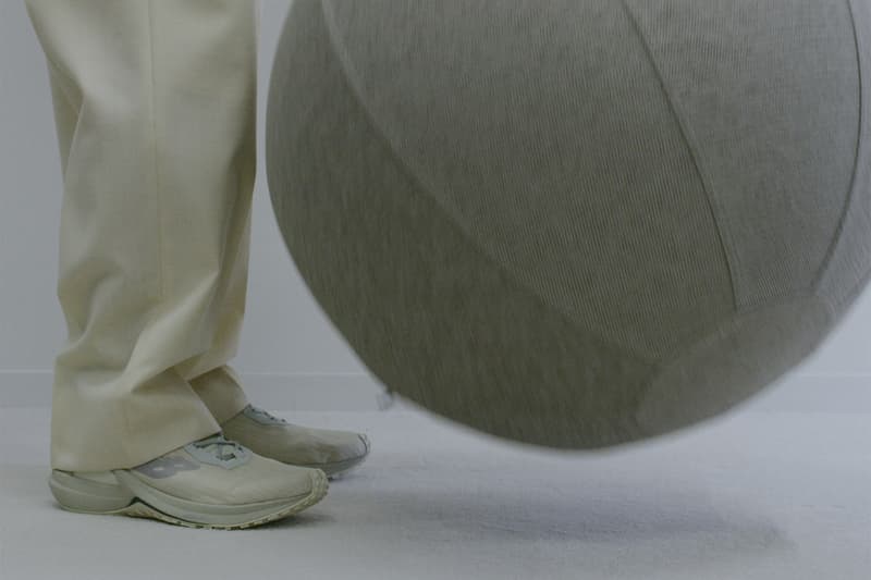 new balance auralee collaboration fuelcell speedrift sneakers cream white black sneakerhead footwear shoes