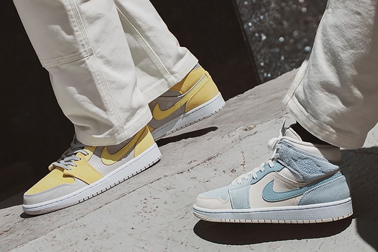 Nike Introduces the Air Jordan 1 Mid SE in Two Summer Pastel Colorways