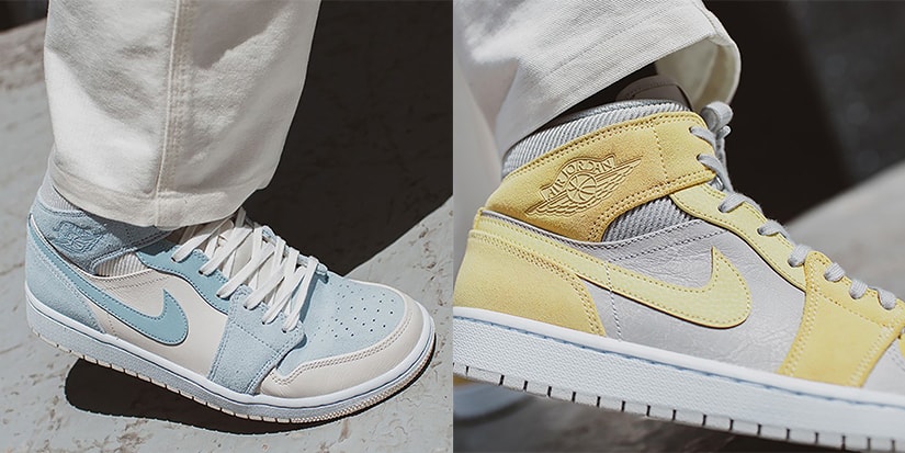 Nike Air Jordan 1 Mid Se Pastel Blue And Yellow Hypebae Nike Air Jordan 1 Mid Se Pastel Blue And Yellow Hypebae